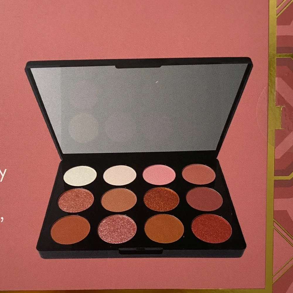 Laura Geller Pinking of You Eyeshadow Palette - 12 multi finish eyeshadows